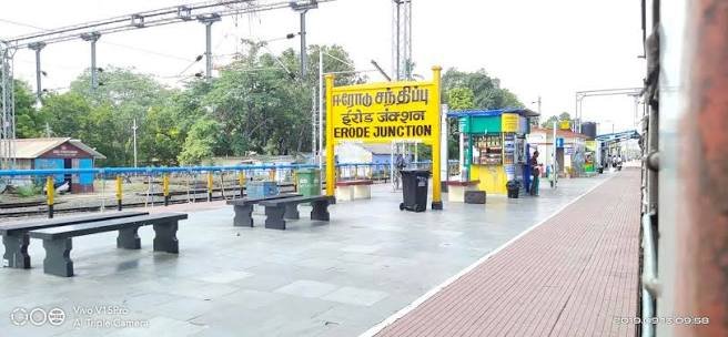 Erode Junction: Code, Location, Platform, Gates, Facilities